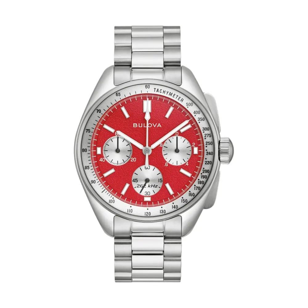 Lunar Pilot "Blood Moon" 43.5Mm - Red On Bracelet 1