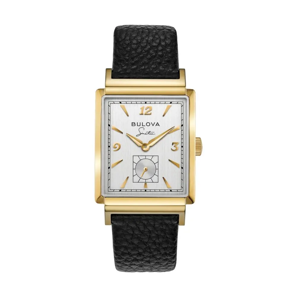 My Way Gold-Tone 29.5Mm - Silver On Leather Strap 1