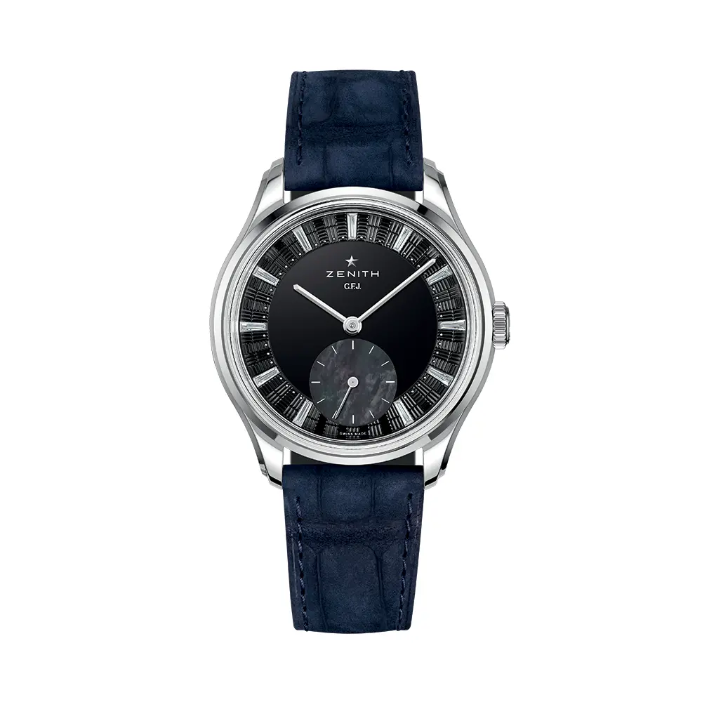 G.F.J. Tantalum Limited Edition 39.15Mm - Black On Leather Strap, And Two Additional Leather Straps 1