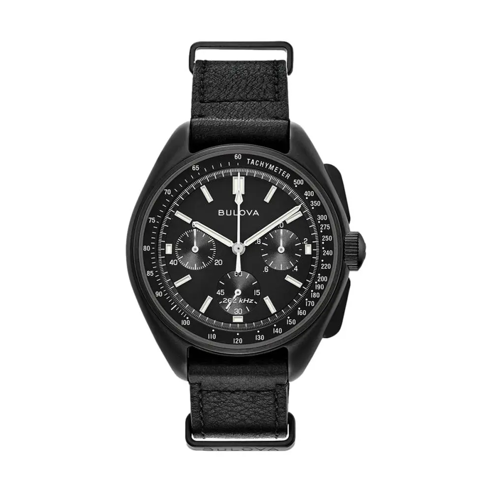 Lunar Pilot Black Pvd Special Edition 45Mm - Black On One-Piece Strap 1