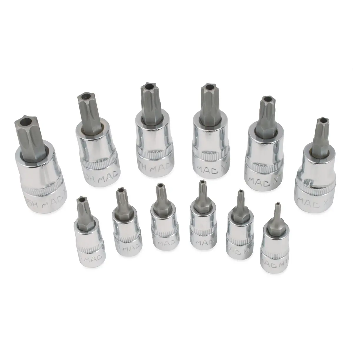 Driver Set, Tamper-Resistant Torx 1/4" And 3/8" Drive - 12-Pc. 1