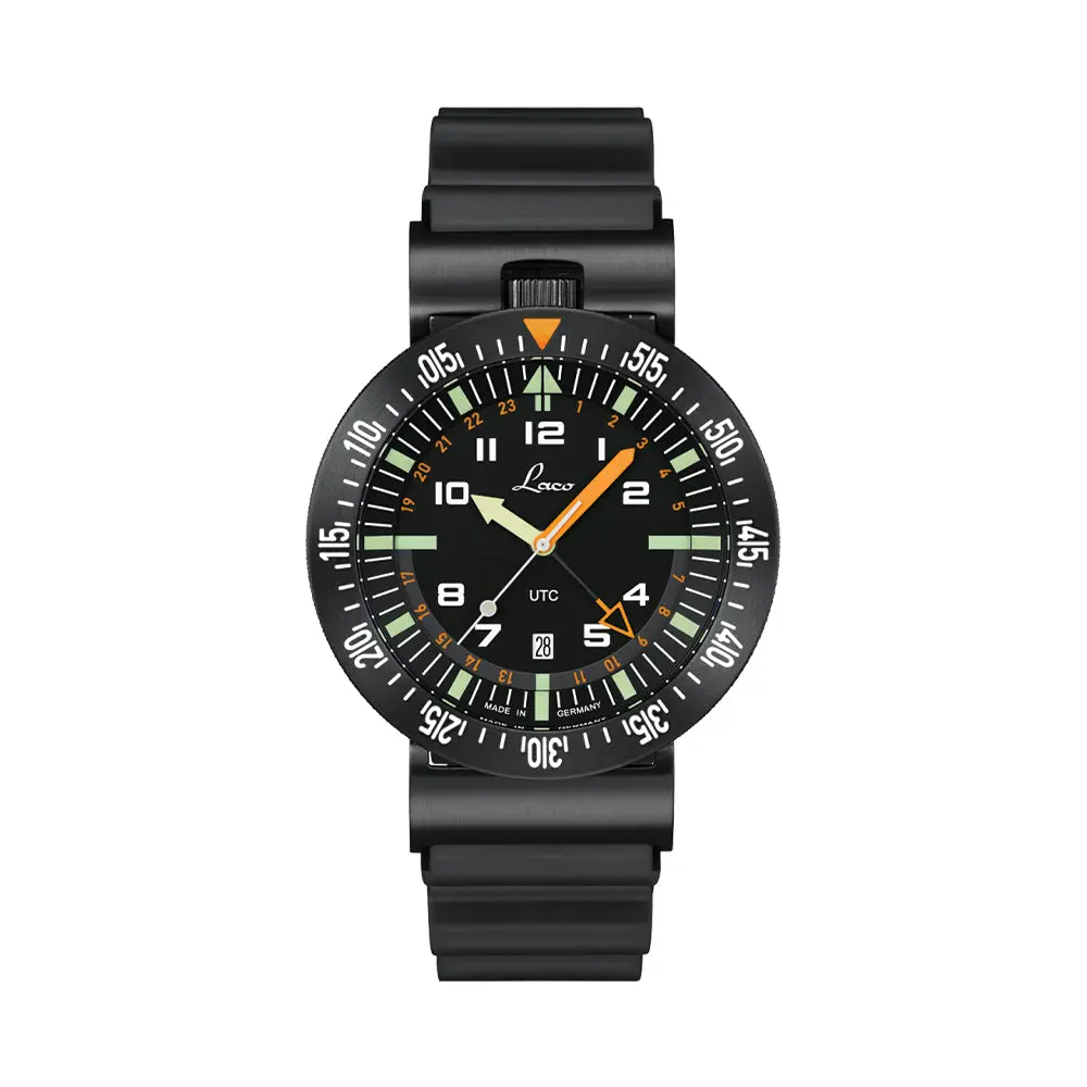 Squad Atacama Utc Quartz 46Mm - Black On Rubber Strap 1