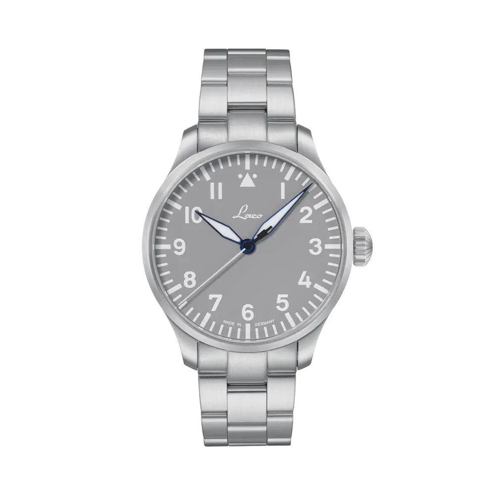 Pilot Watch Basic Augsburg Mb Automatic 42Mm - Grey On Bracelet 1