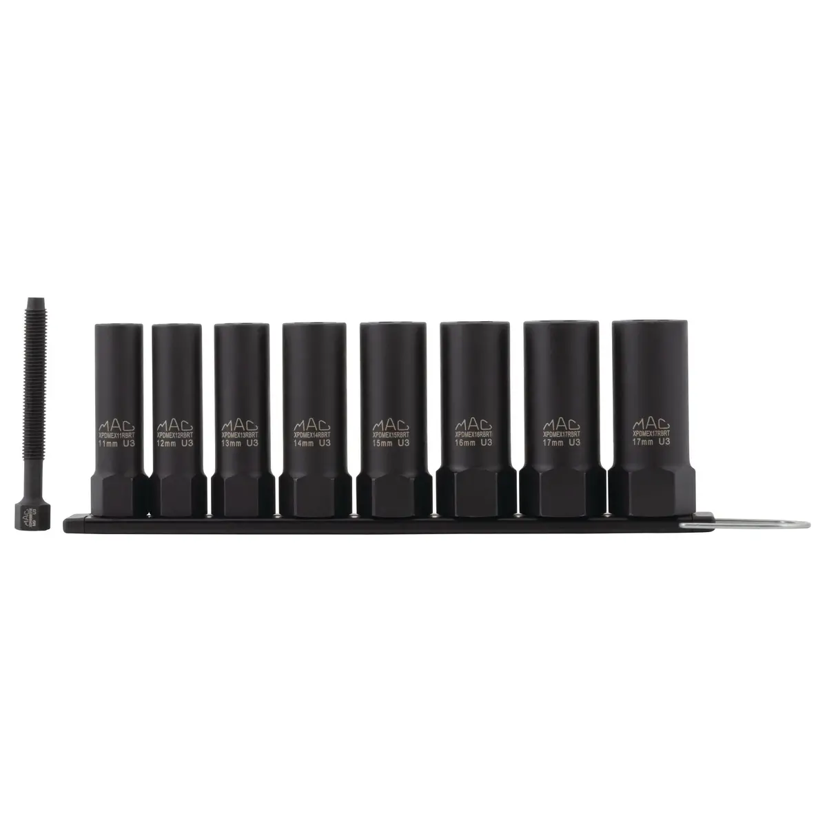 8-Pc. 3/8" Drive R.B.R.T™ Metric Impact Foreign Object Removal (For) Deep Extractor Socket Set 1