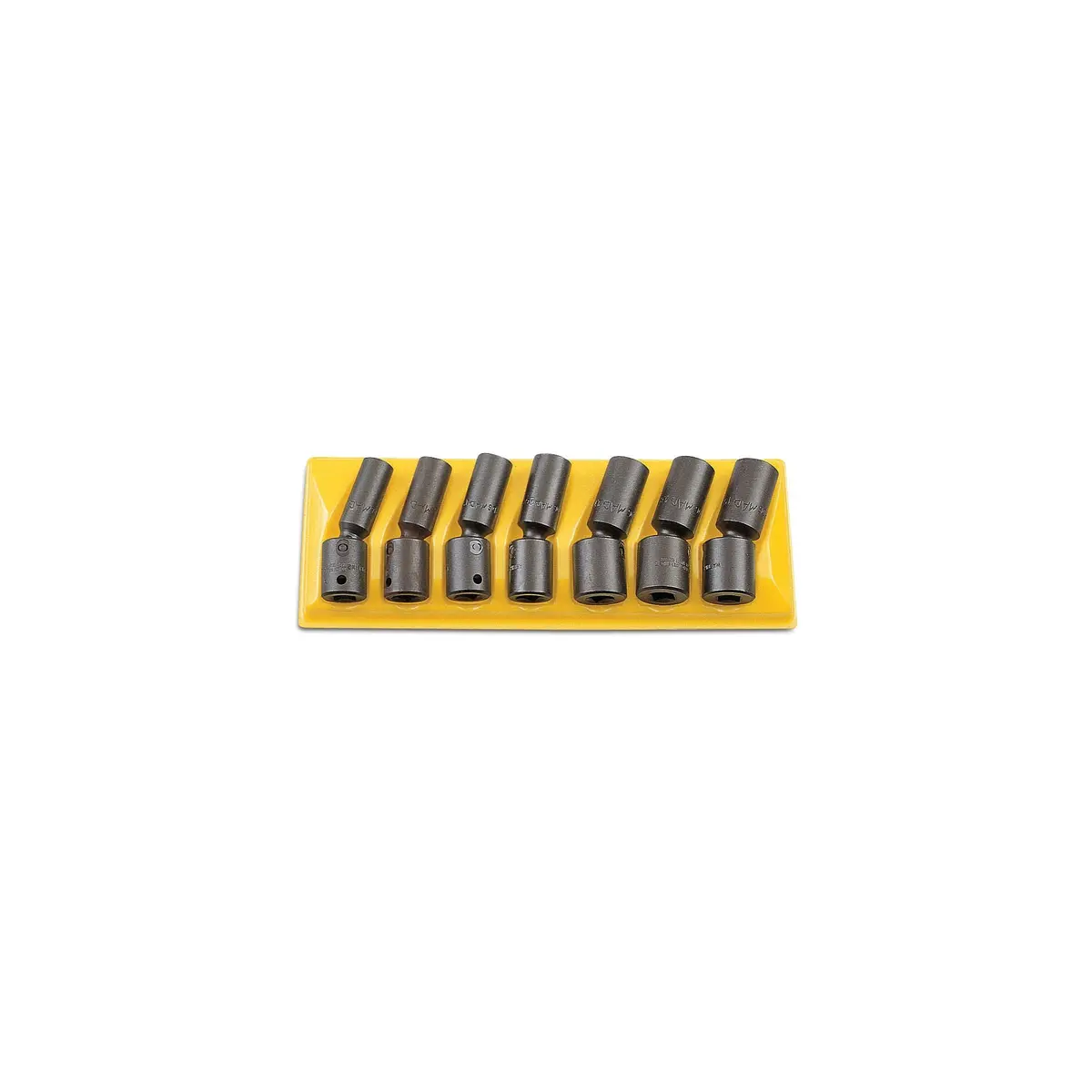 7-Pc. 1/2" Drive Metric Deep Impact Universal Socket Set - 6-Pt. 1