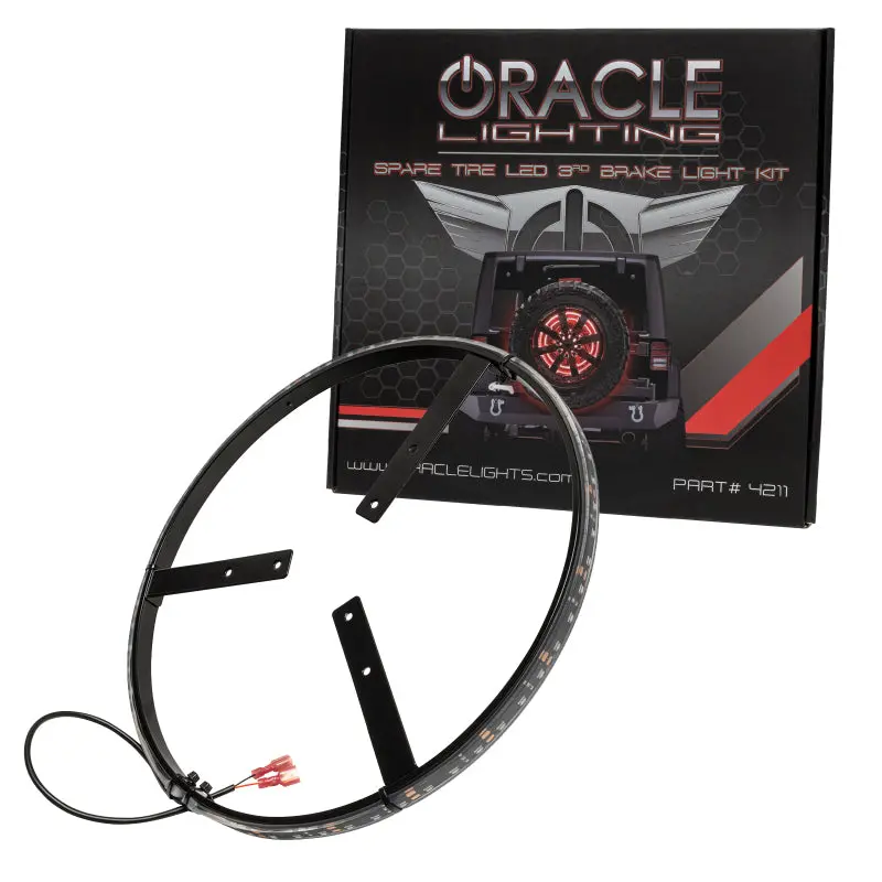Oracle Led Illuminated Wheel Ring With Integrated Third Brake Light – Red 1