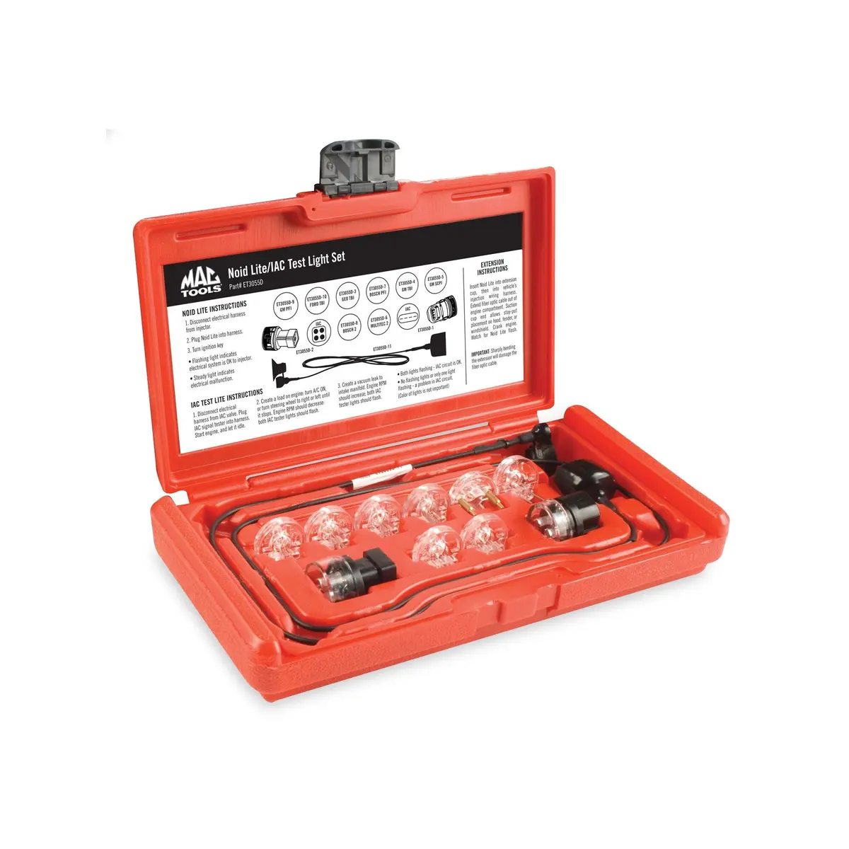 10-Pc. Noid Light/Iac Test Set 1