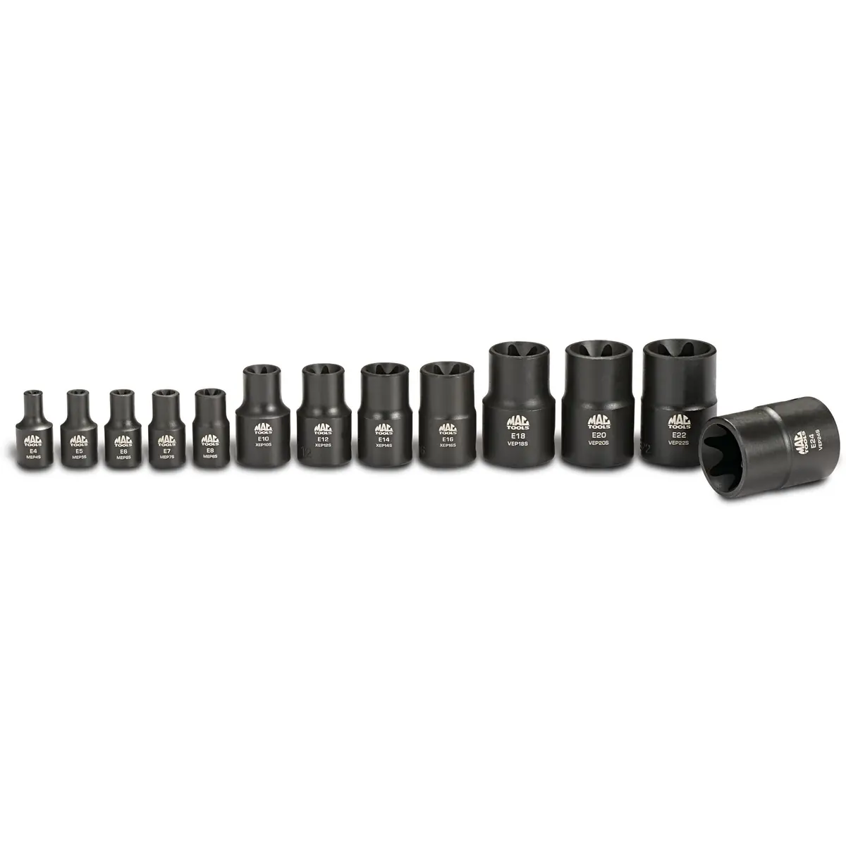 13-Pc. Impact Inverted Star Socket Set 1