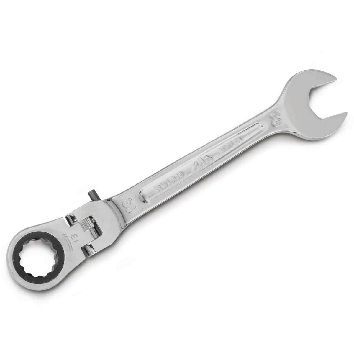 Flexible-Head Ratcheting Wrench 13Mm - 12-Pt. 1