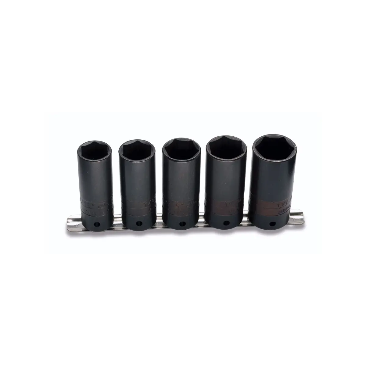 Socket Set, Sae Deep Thin Wall Impact - 5-Pc. 1