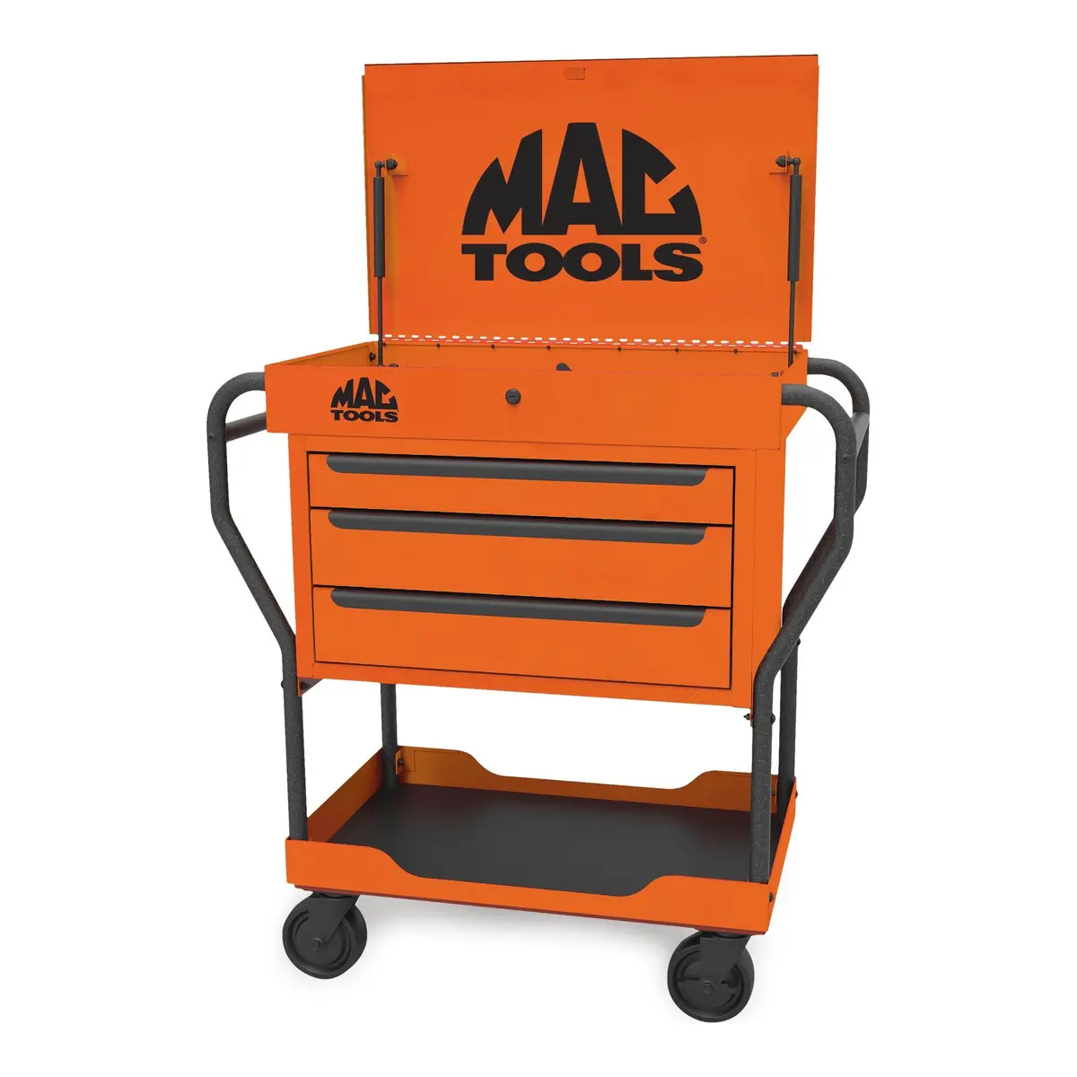 3-Drawer Utility Cart - Fireball Orange 1
