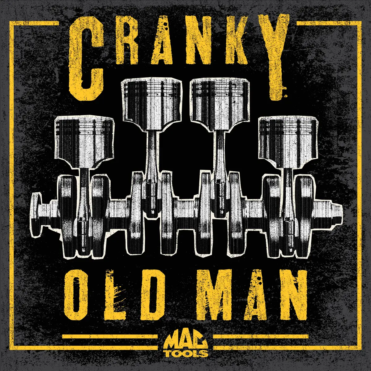 Cranky Old Man Vinyl Banner 1
