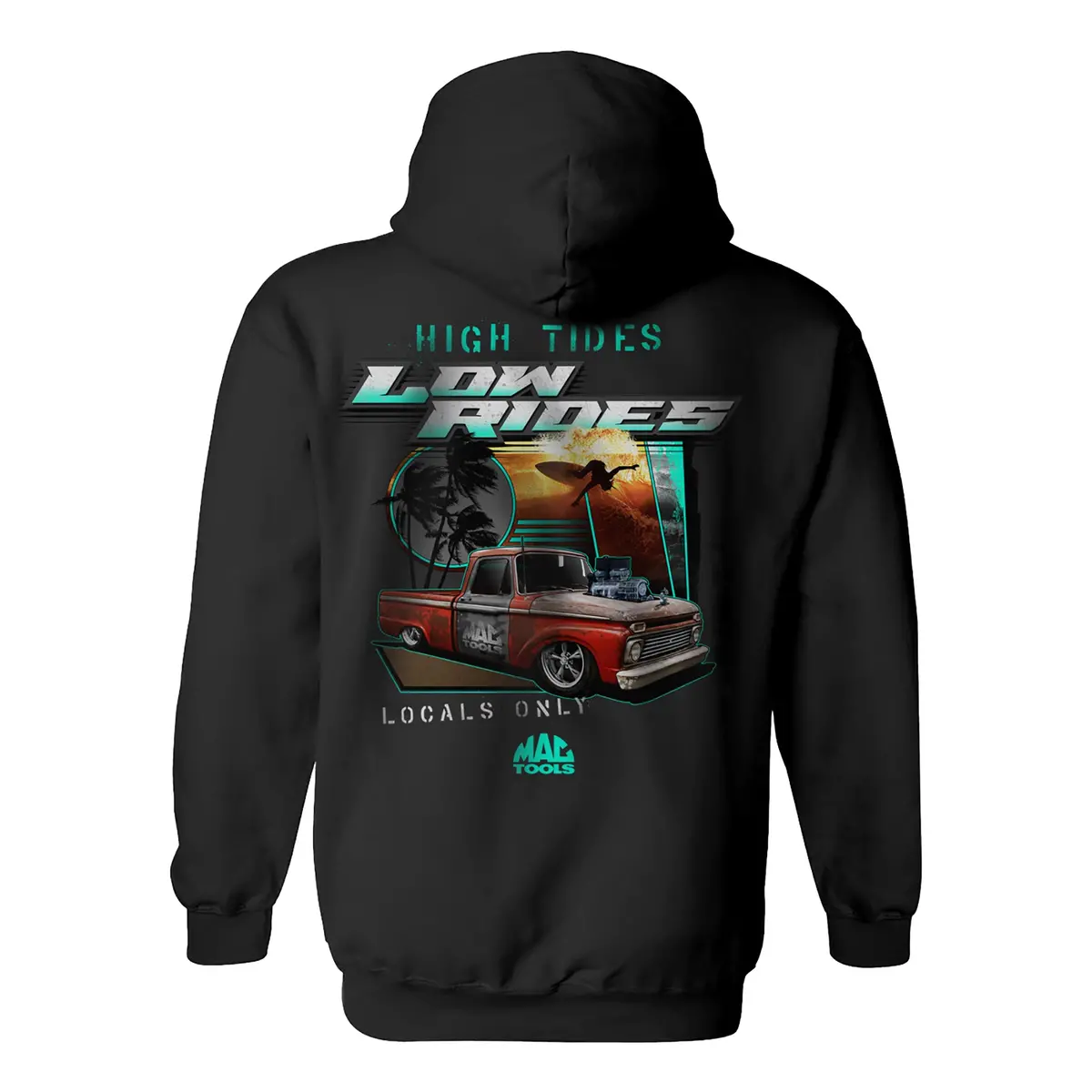 High Tides Low Rides Hoodie 1