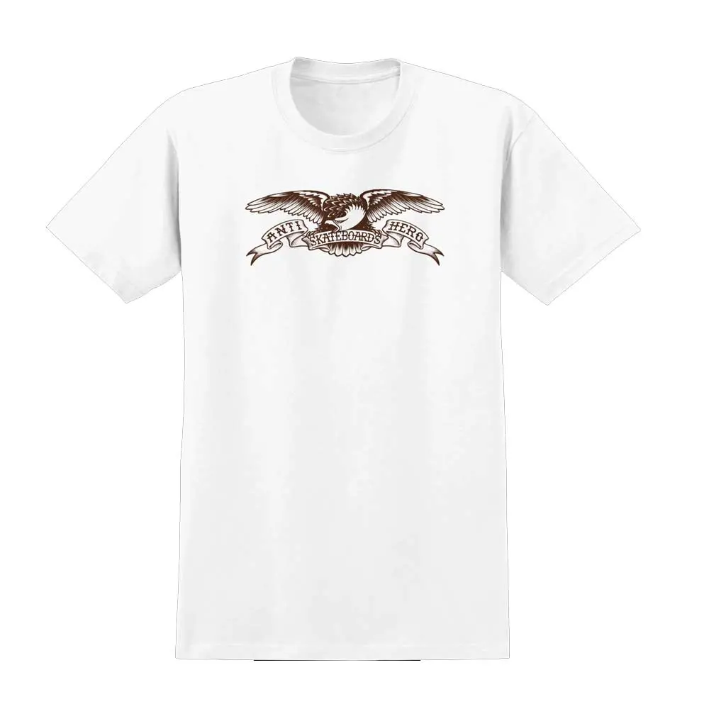 Antihero S/S Basic Eagle T-Shirt - White/Brown 1