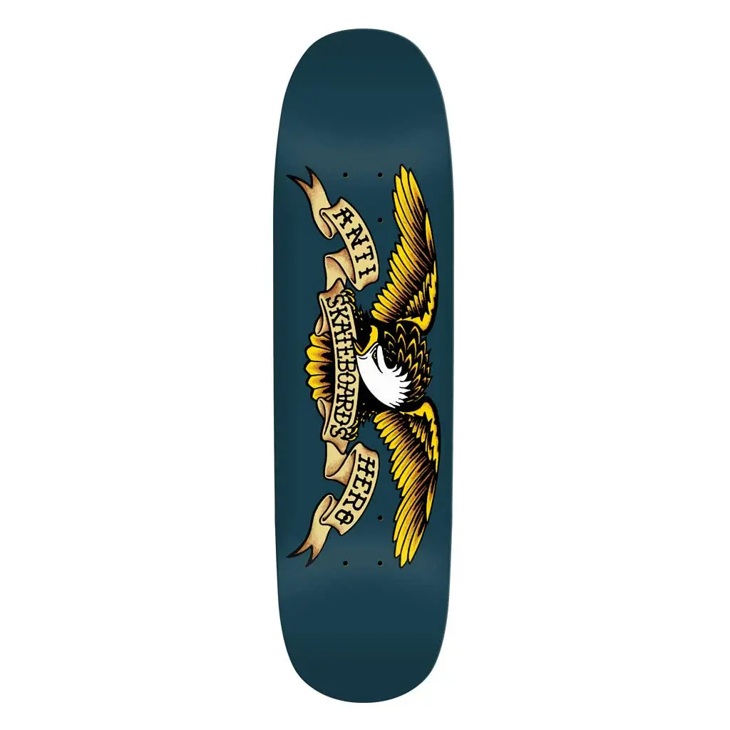 Anti Hero Shaped Eagle Blue Mean 8.75" Deck 1