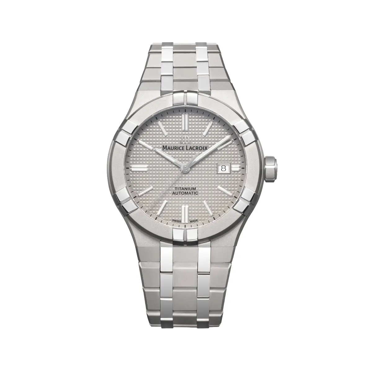Aikon Automatic Titanium 42Mm - Grey On Bracelet 1
