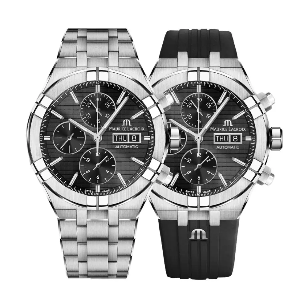 Aikon Automatic Chronograph 44 Mm - Black 1