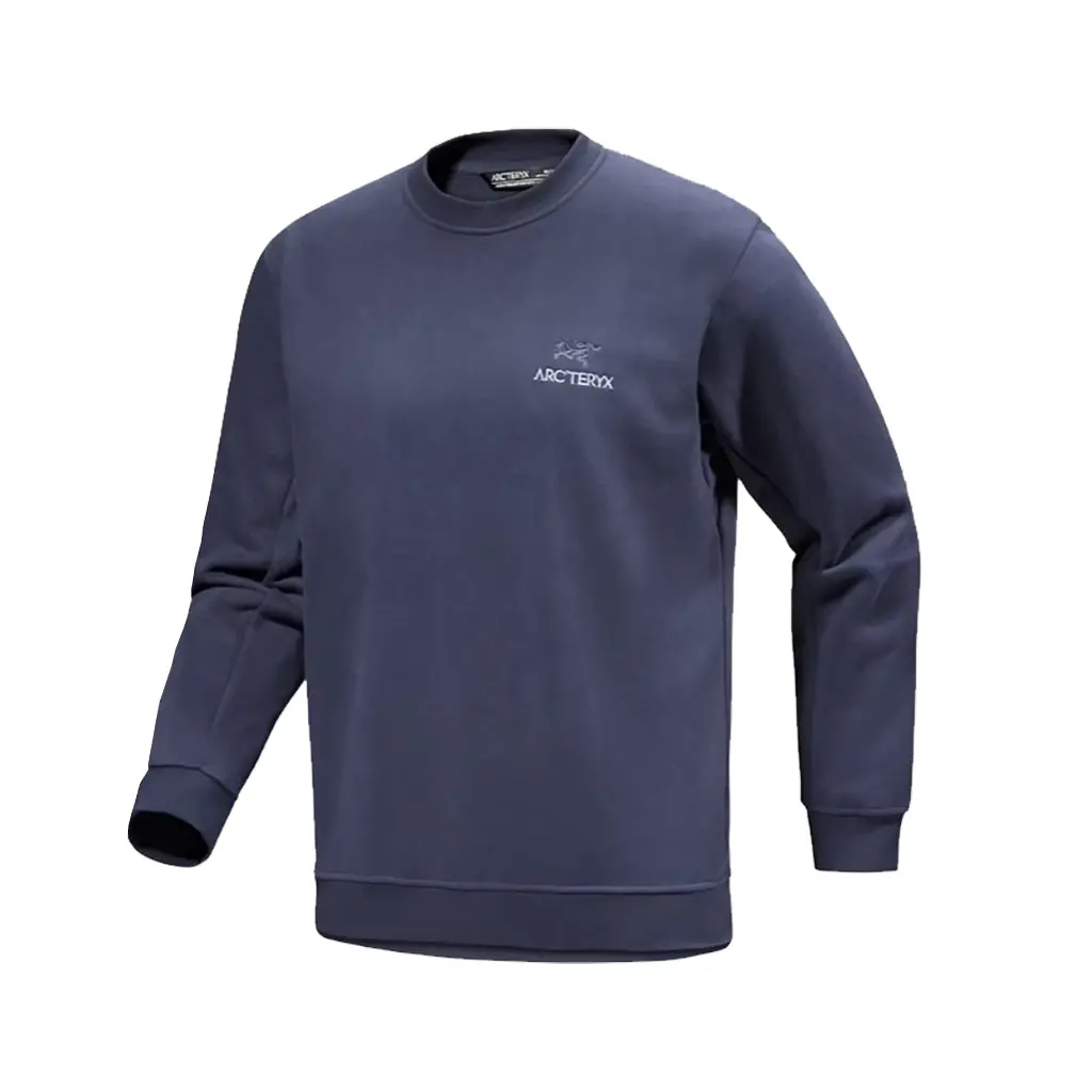 Arc'teryx Emblem Fleece Crew  - Black Sapphire 1