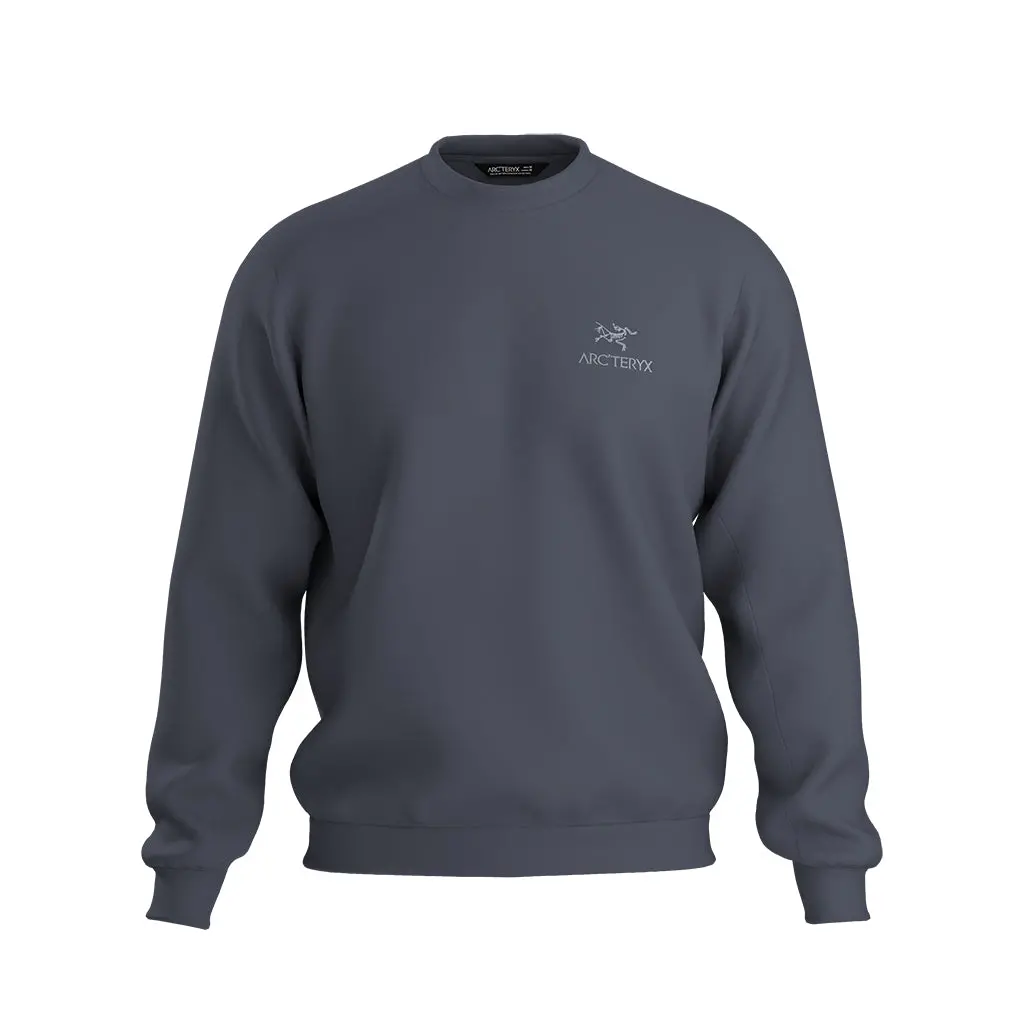 Arc'teryx Emblem Fleece Crew  - Dk Stratus 1