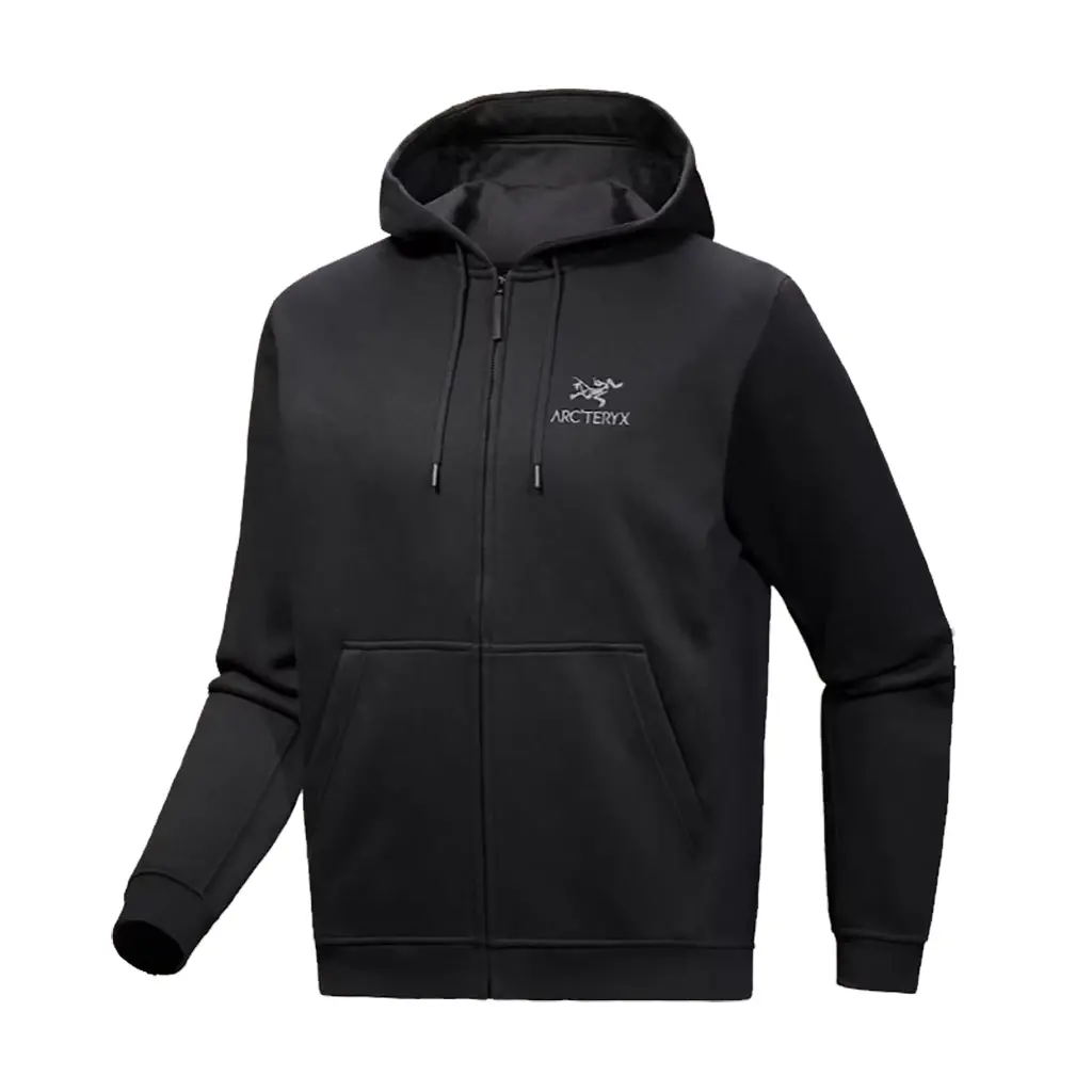 Arc'teryx Emblem Fleece Full-Zip Hoody - Black X000009929 1