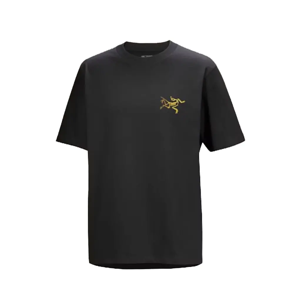 Arc'teryx Kragg Cotton Logo S/S Tee - 24K Black  X000008464 1