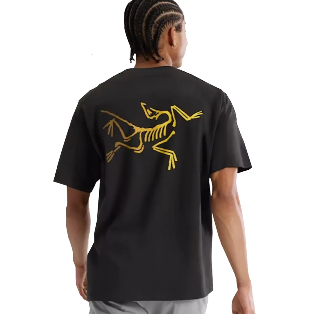 Arc'teryx Kragg Cotton Logo S/S Tee - 24K Black X000008464 2