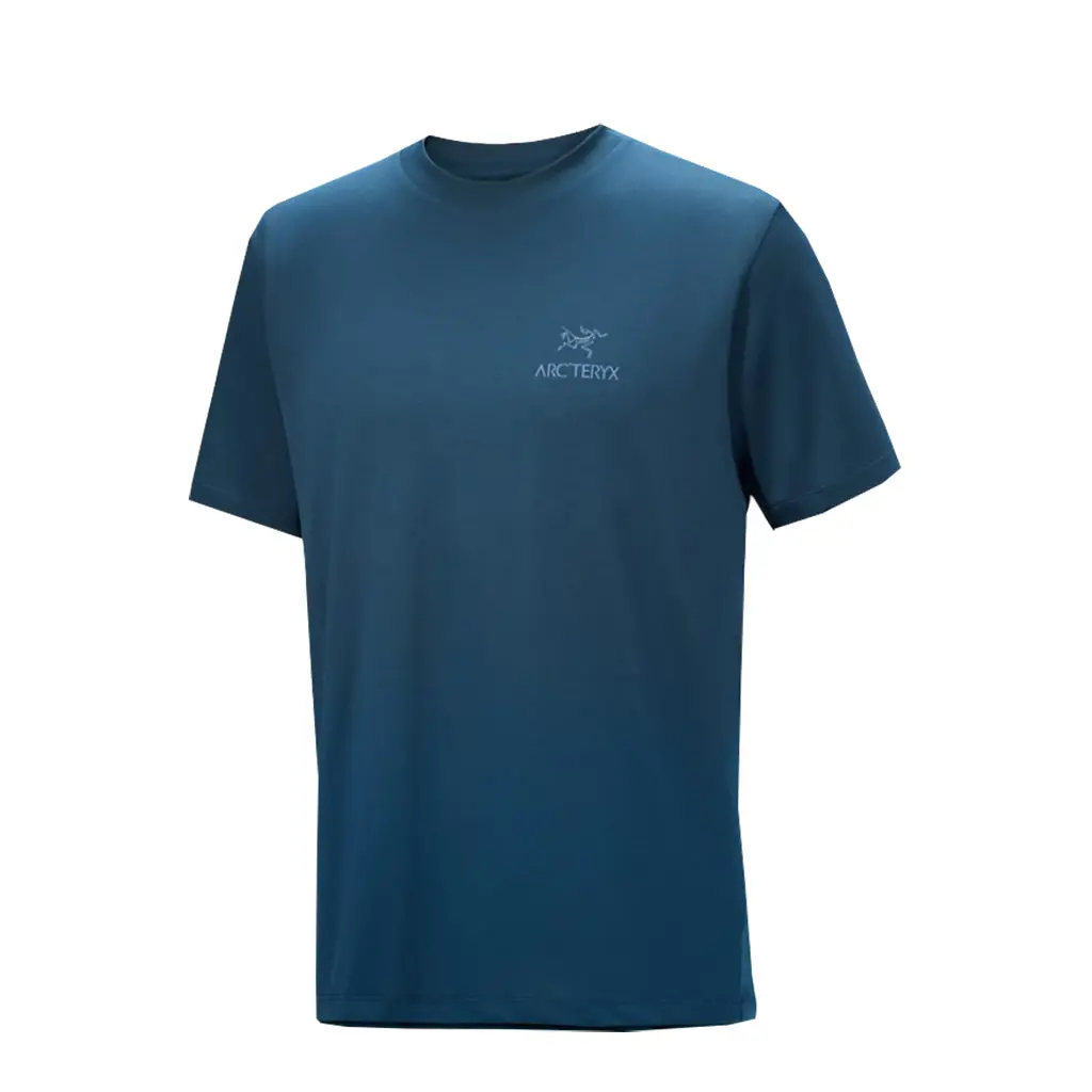 Arc'teryx Kragg Sl Cotton Bird Word Shirt S/S Tee - Nightscape / Lt Night X000009535 1