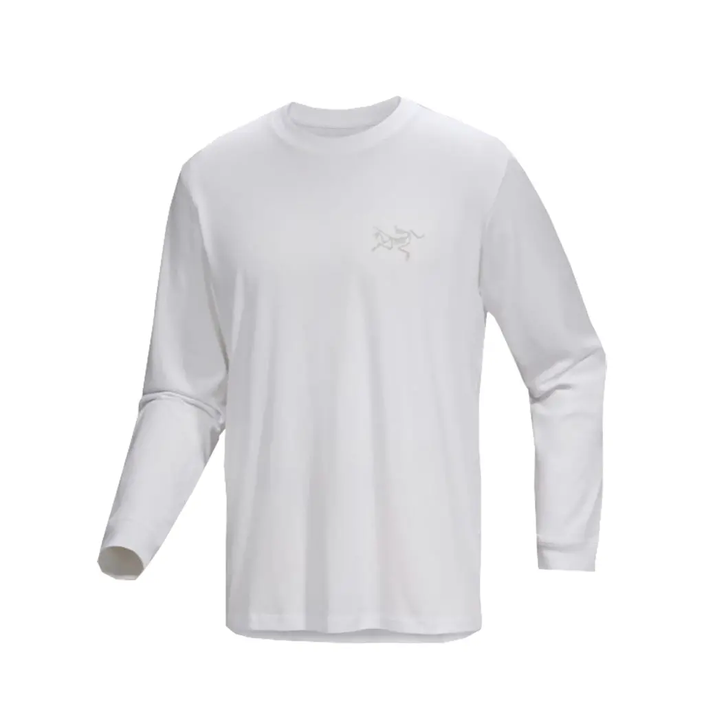 Arc'teryx Kragg Sl Cotton Ls Tee - White Light X000009536 1