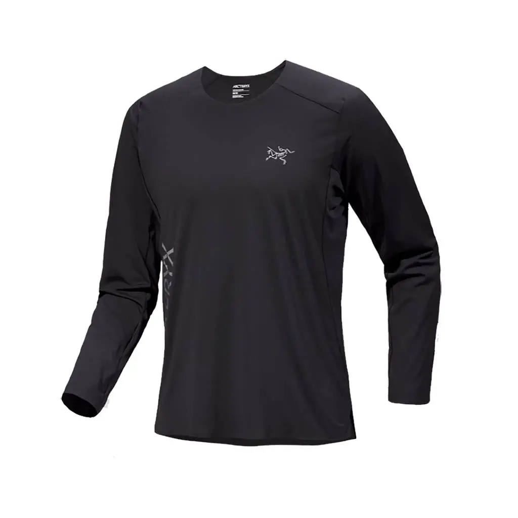 Arc'teryx Norvan Downword Logo L/S Tee - Black 1