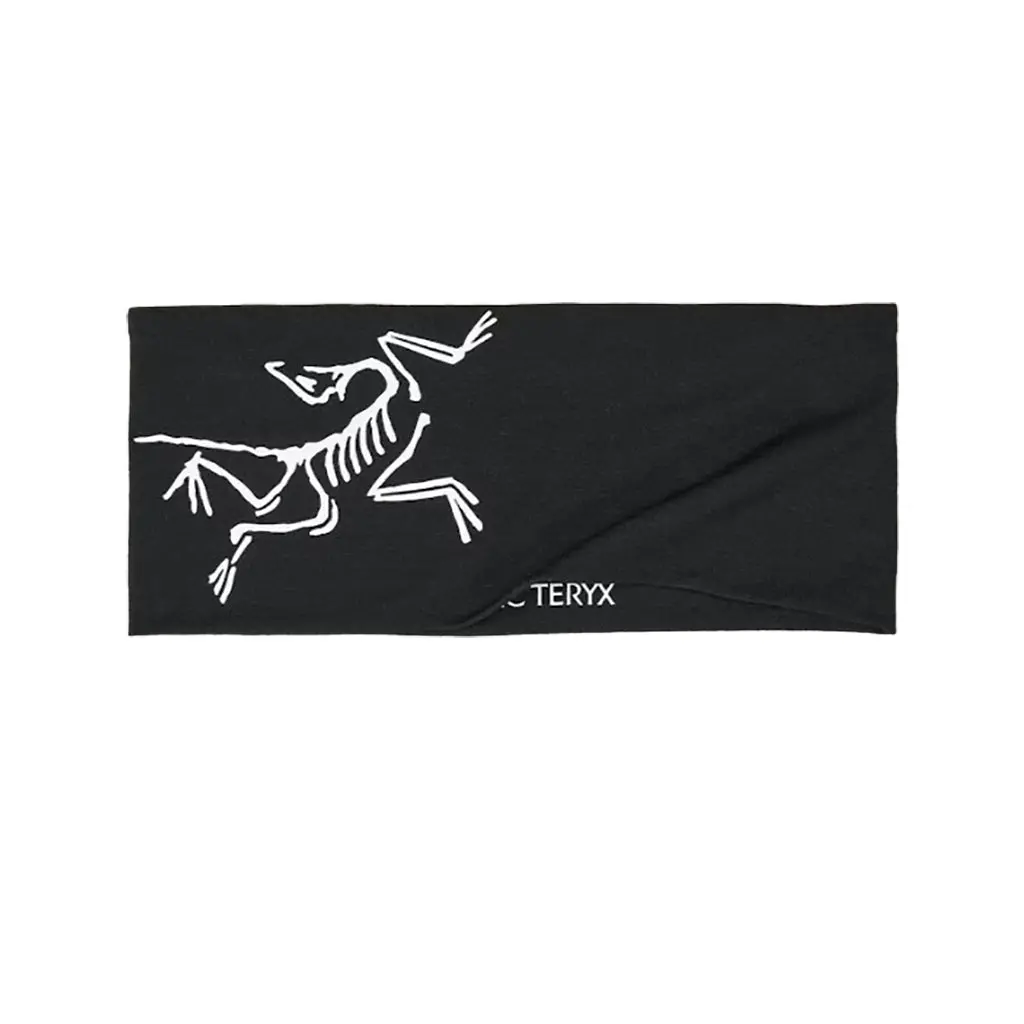 Arc'teryx Satoro Merino Headband - Black / Arctic Silk 1