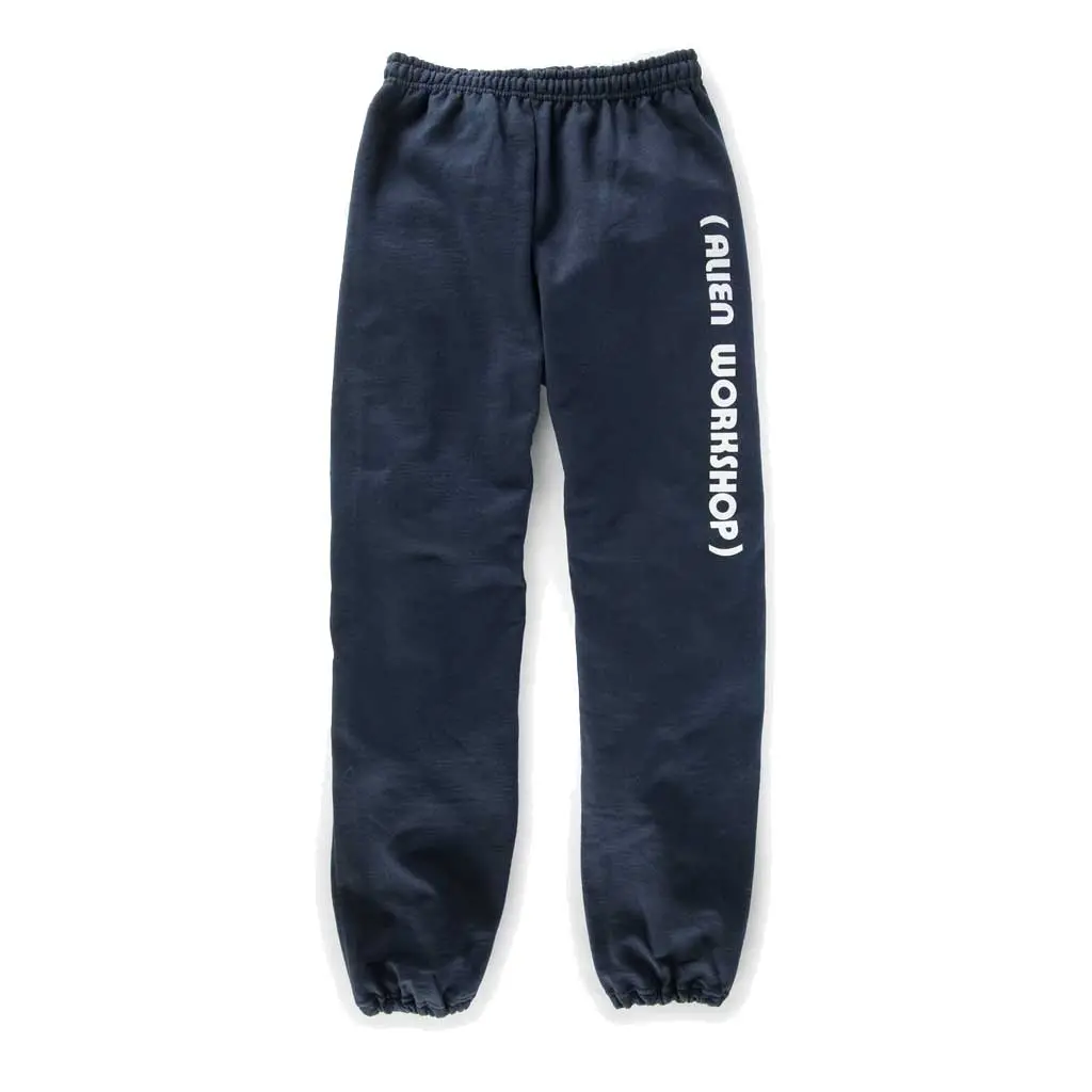 Alien Work Shop Parentheses Classic Fit Sweatpants - Navy 1