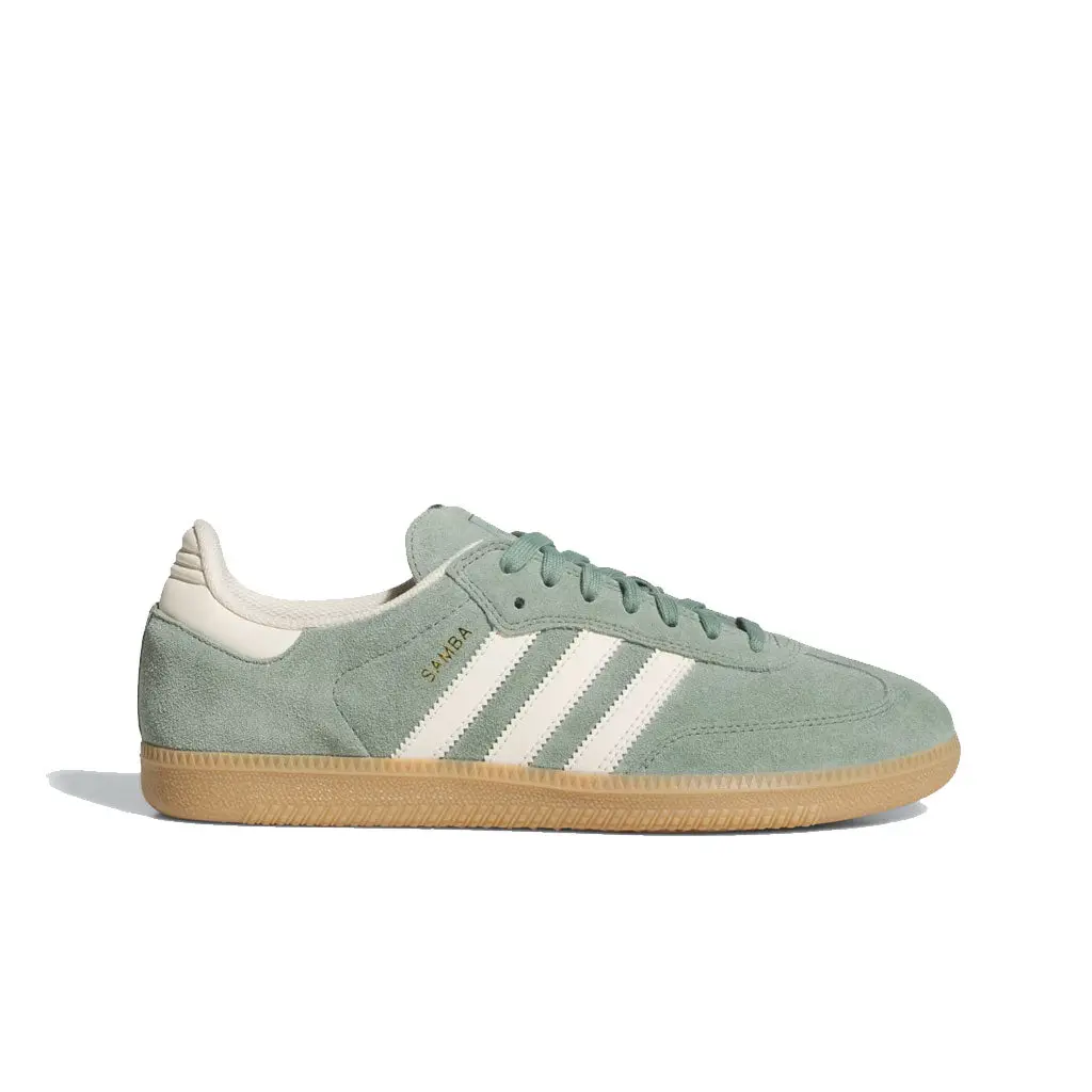 Adidas Samba Adv - Silver Green/Wonder White/Gold Metallic 1