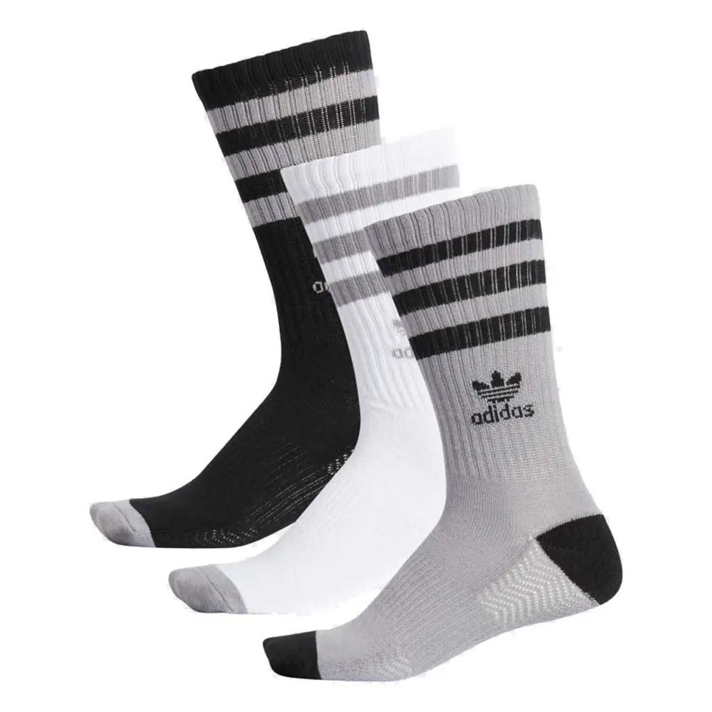 Adidas Og Roller 3Pk Crew Socks - Light Onyx 1