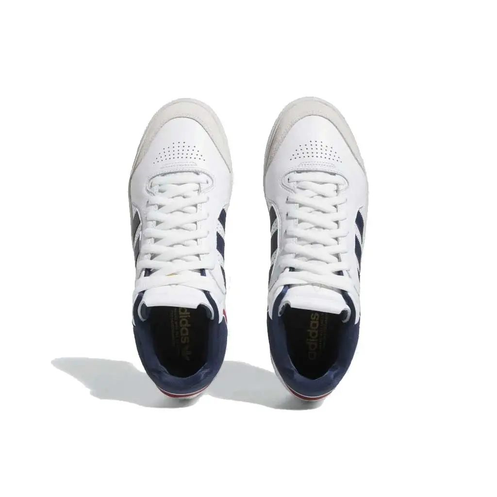 Adidas Tyshawn - Cloud White/Collegiate Navy/Grey One 2