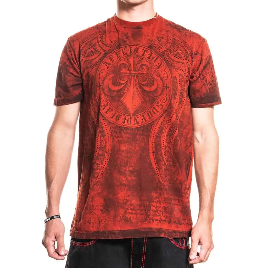 Affliction Awakening S/S Tee - Red Orchid 1