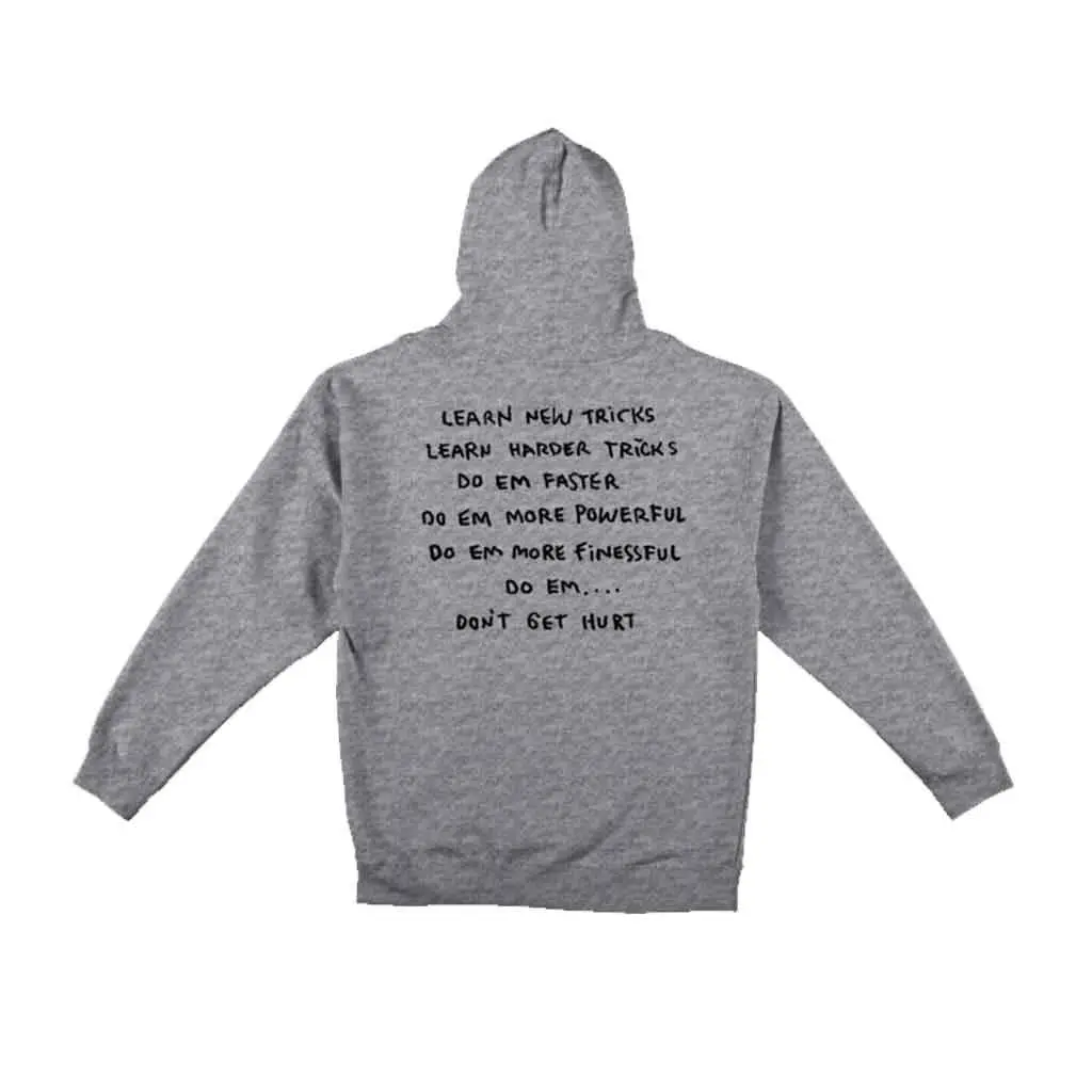Krooked New Tricks Zip Hoodie - Grey Heather 1