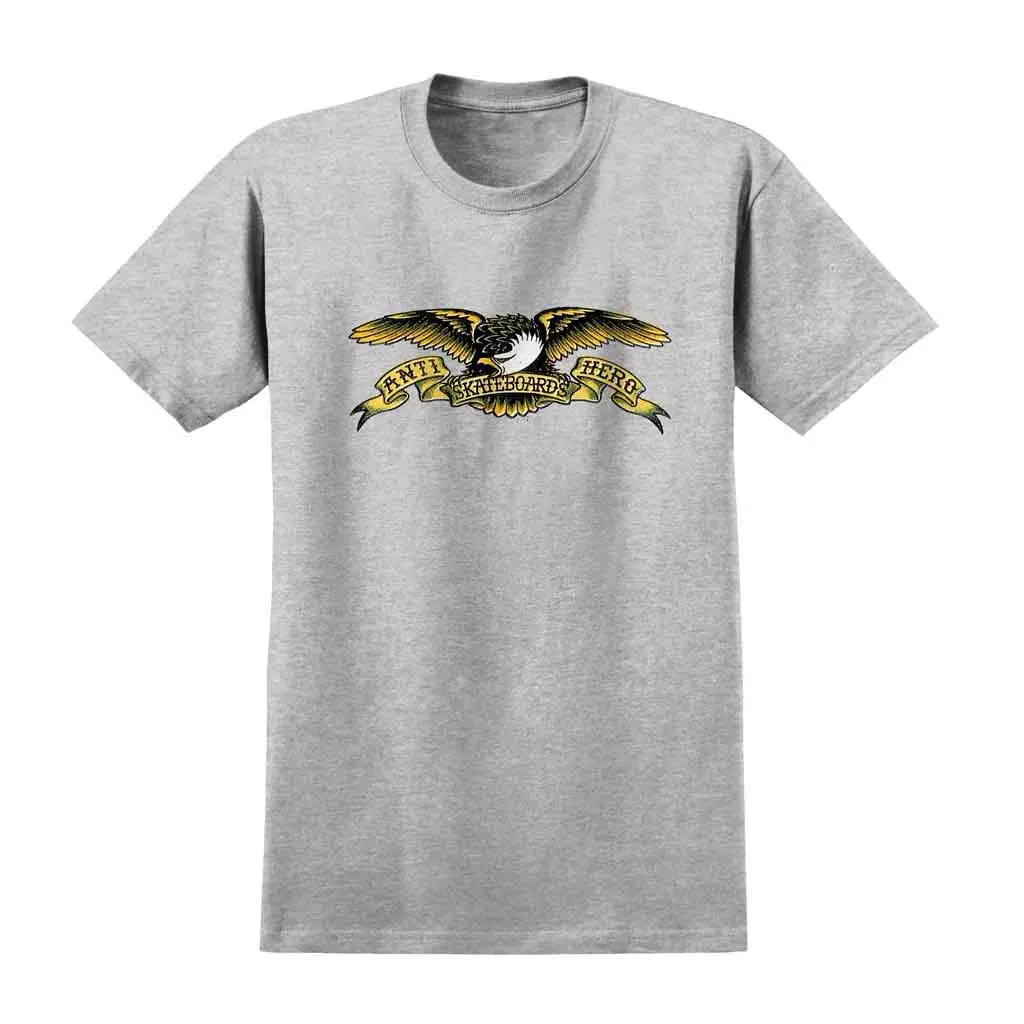 Antihero Misregister Eagle Spr Tee - Grey/Black 1