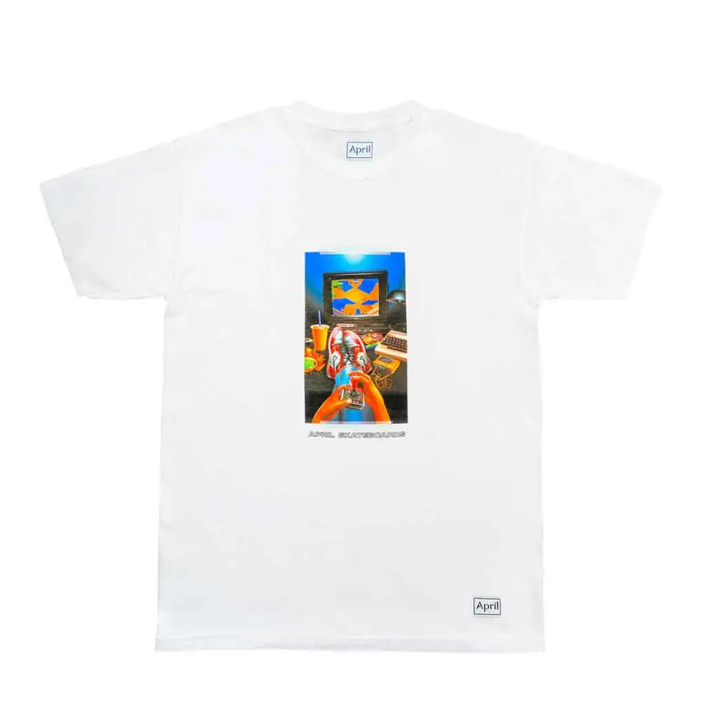 April Vintage S/S Tee - White 1