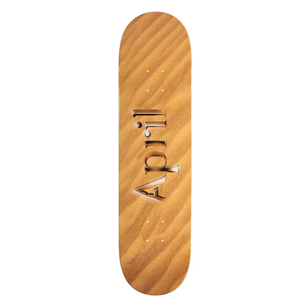April Logo Sand 8.0" Deck 1