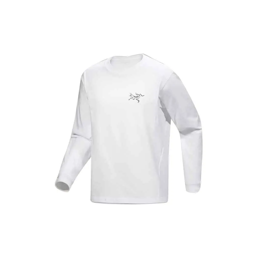 Arc'teryx Kragg Cotton Ls Tee - White Light/Black X000009714 1