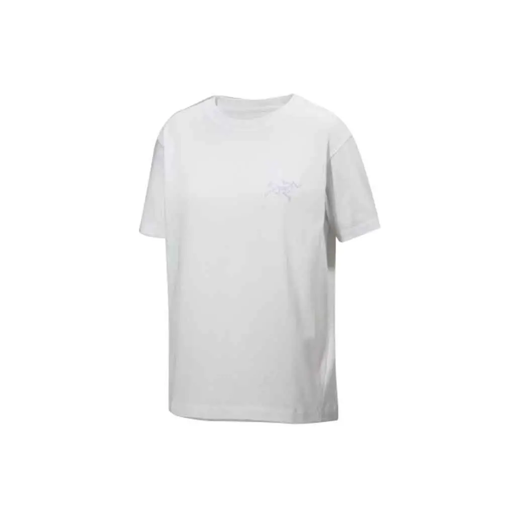 Arc'teryx Women's Kragg Cotton Little Bird S/S Crew - White Light/White X000008468 1