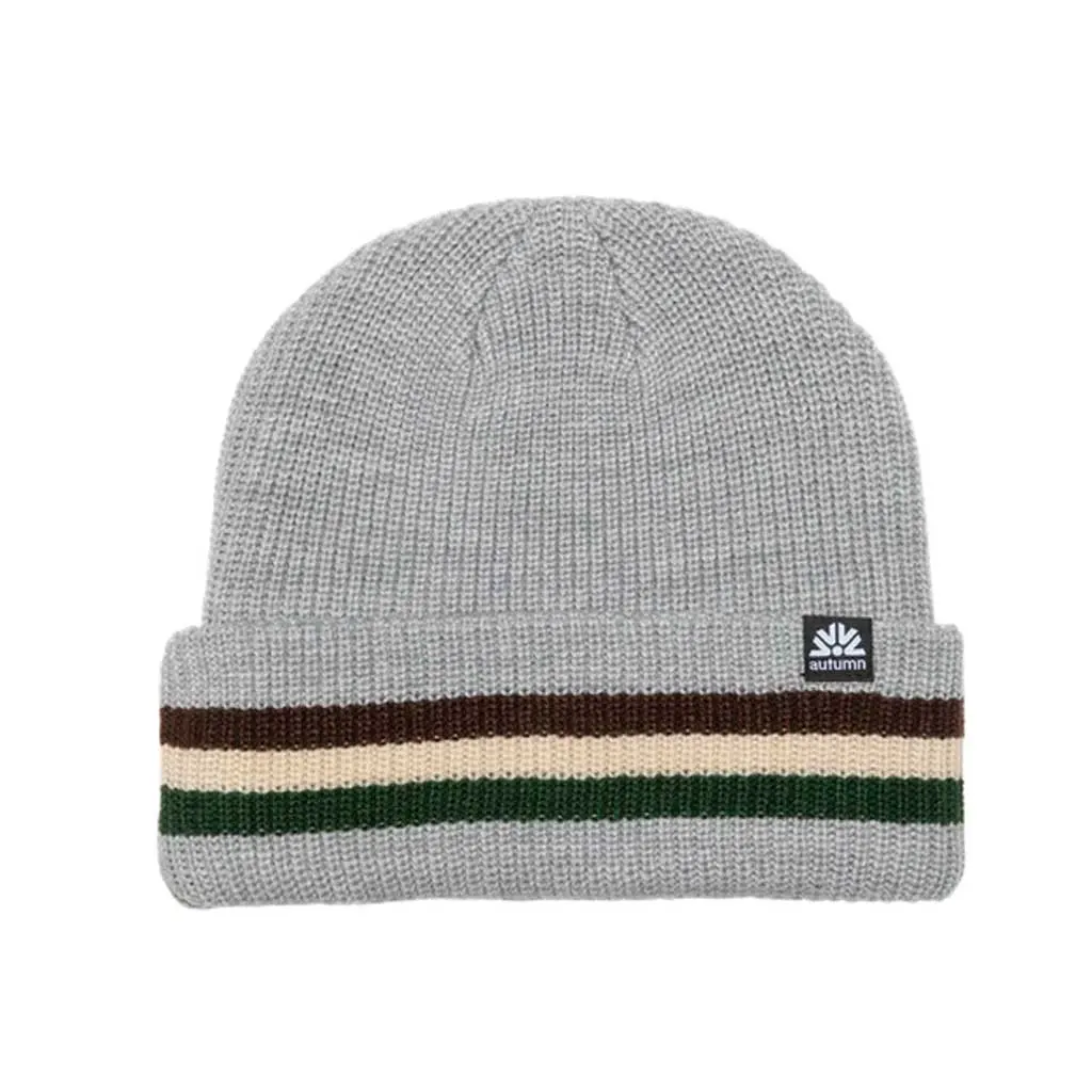 Autumn Cuff Beanie - Light Grey 1