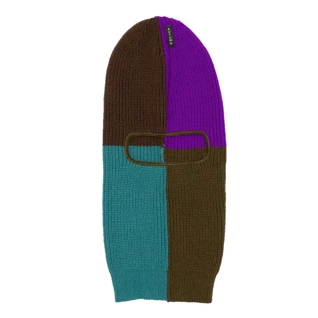 Autumn Patchwork Balaclava - Stones 1