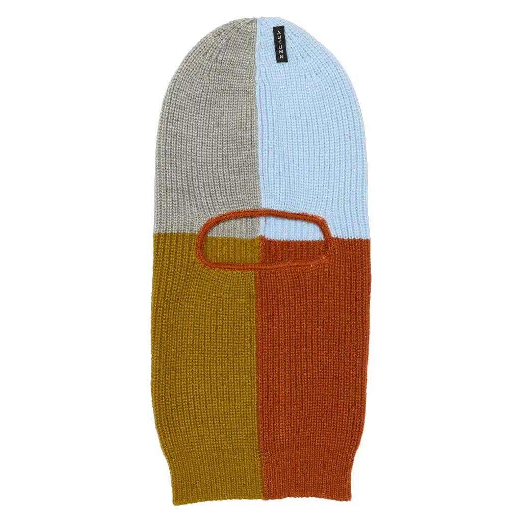 Autumn Patchwork Balaclava - Desert 1