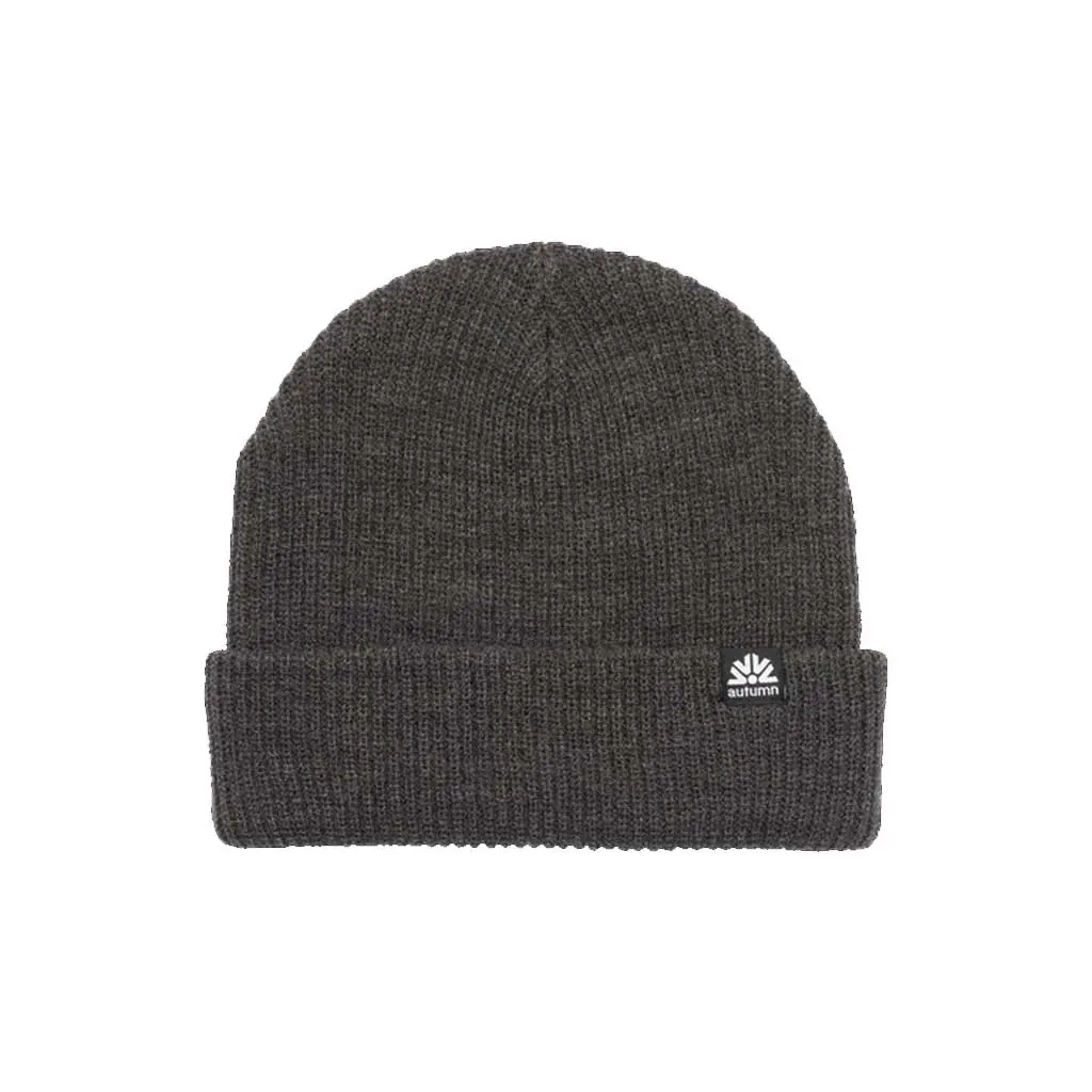 Autumn Simple Beanie - Charcoal 1