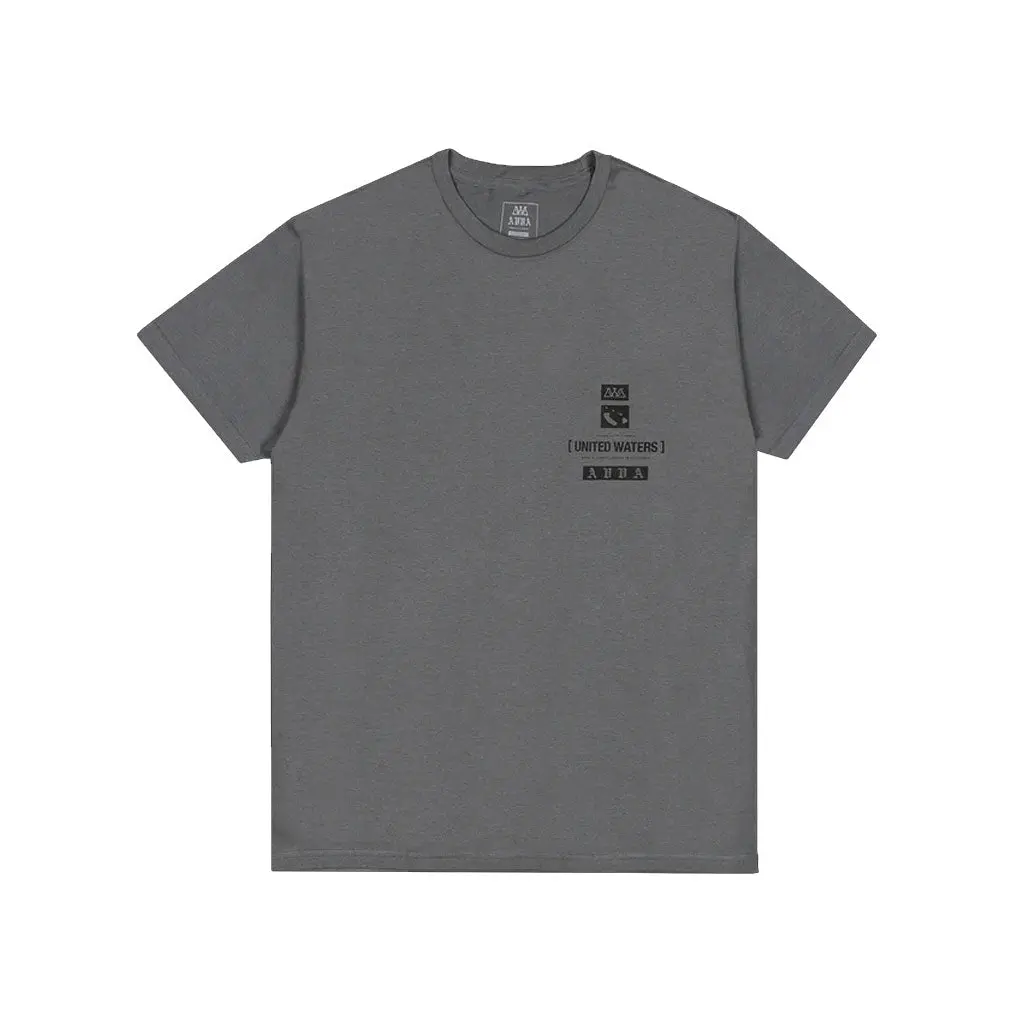 Avva Breakwater S/S Tee - Charcoal Grey 1