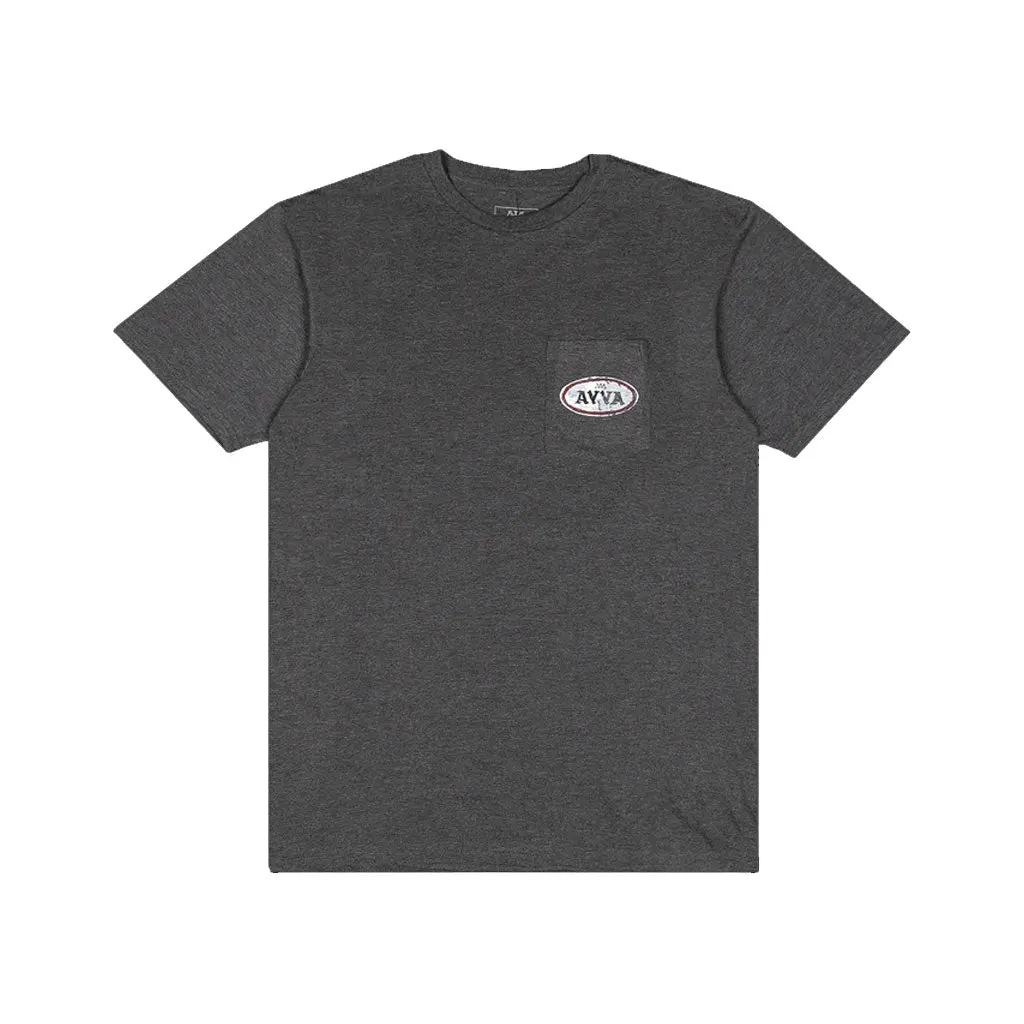 Avva Premium Service Pocket Tee - Charcoal Grey 1