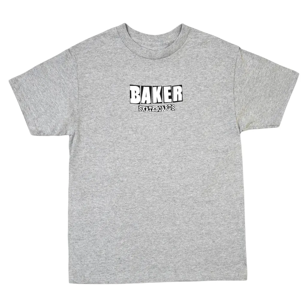 Baker Brand Logo Ss Tee - Heather Grey 1