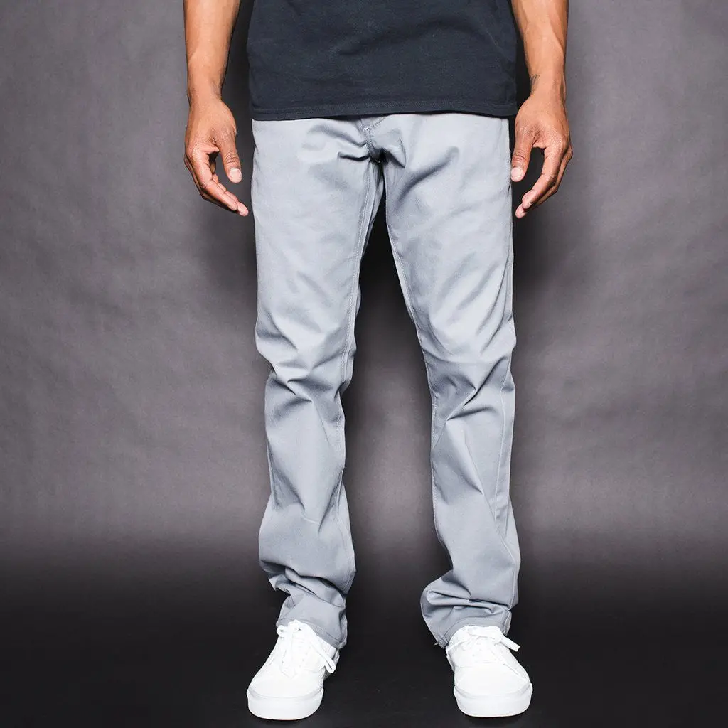 Blkwd Classic Chino Pants - Light Grey 1