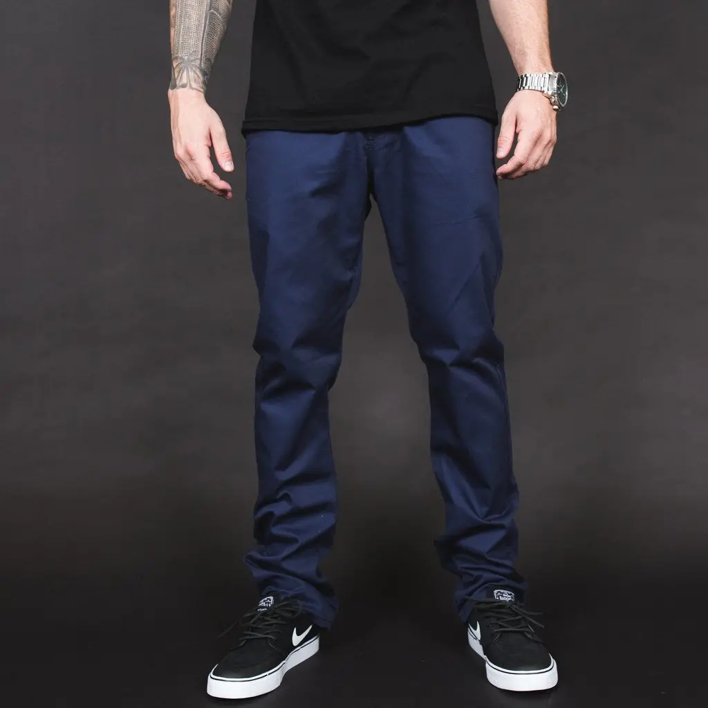 Blkwd Classic Chino Pants - Navy 1